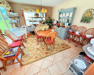 The dining room 