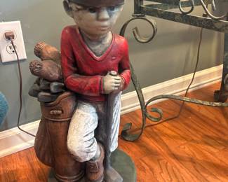 Concrete golfer