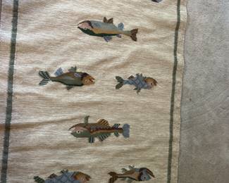 Fish rug- looks new