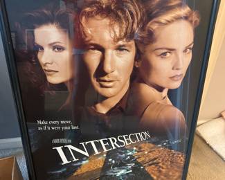 Large, framed movie poster