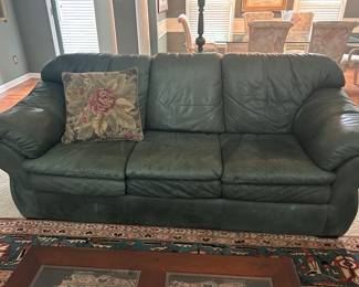 Leather sofa