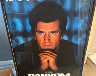 Large, framed movie poster