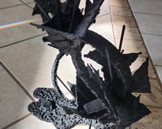 nice brutalist sculpture