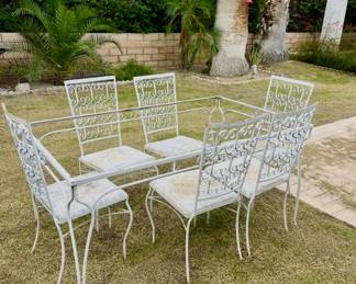 Nice Umanoff set—needs a new paint job, but a steal for 6 chairs and table for 400!