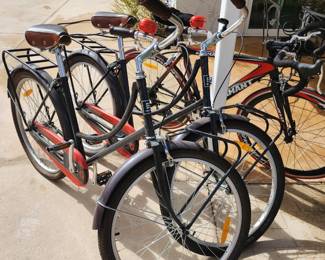 2 cruise and one racing bike