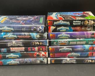Power Rangers VHS Tapes