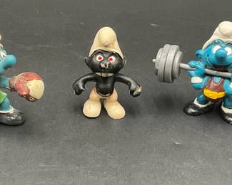 Vintage Smurfs Figures