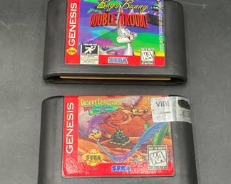 Sega Genesis Game Cartridges