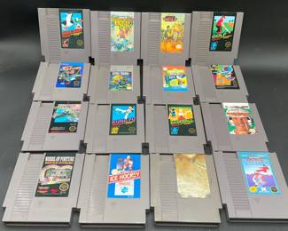 Nintendo NES Game Cartridges