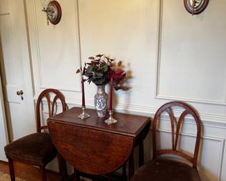 Gate leg table & chairs