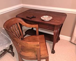 Antique chair & table
