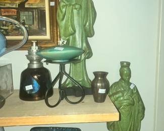 PAIR OF CHINESE STATUES