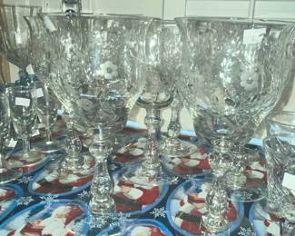 BEAUTIFUL ETCHED STEMWARE