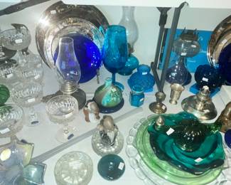 COLORFUL GLASSWARE OF ALL KINDS