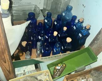 BLUE BOTTLES