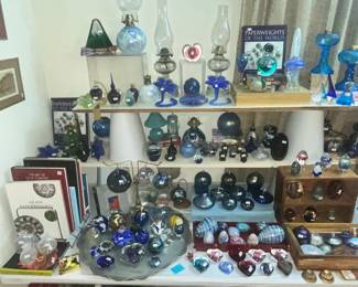 MORE GLASS PAPERWEIGHTS, HAND-BLOWN OIL LAMPS & MORE!