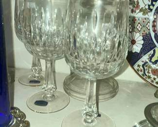 GORHAM FULL LEADED GLASS CRYSTAL GOBLETS