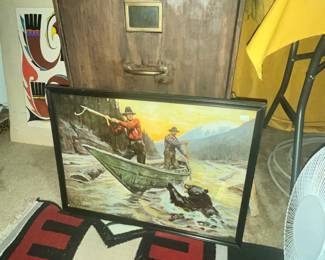 VINTAGE FRAMED PRINT by PHILLIP R. GOODWIN