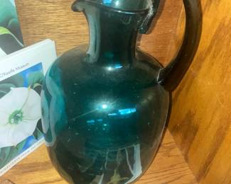 LARGE, VINTAGE BLENKO GLASS PITCHER