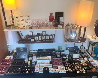 THE FRONT JEWELRY TABLE - MOSTLY COSTUME