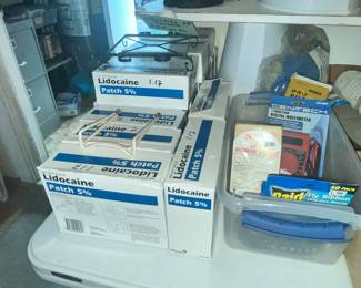 BOXES OF LIDOCAINE PATCHES