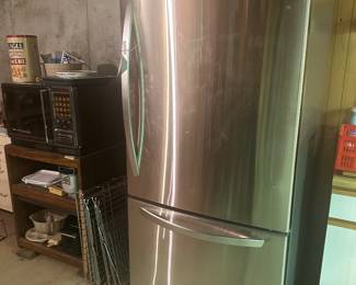 Fridge located in Basement