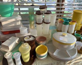 Lots of Tupperware