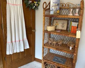 Wicker & Rattan Bookshelf purchased in Japan