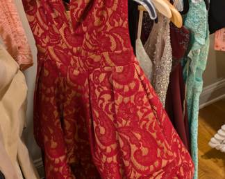 Look at these colors of these gorgeous dresses