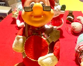 1970s Christmas Pixie Doll