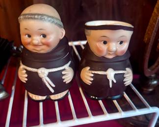 Goebel Friar Tuck Creamer and Sugar