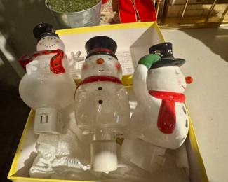 Snowman Night Lights