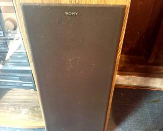 Two Sony speakers