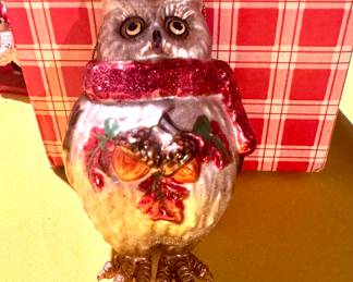 1960's Owl Ornament