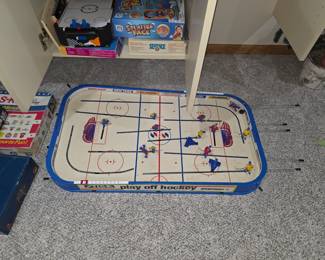 Play-off hockey game