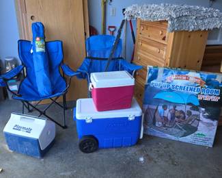 Coolers, Screened pop-up