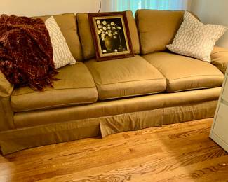 Sofa, custom upholstered 