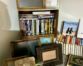 DVD's, CD's, Picture Frames 