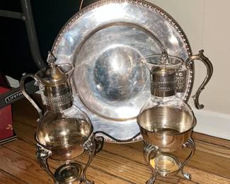 Coffee Service, Silver Trays 
