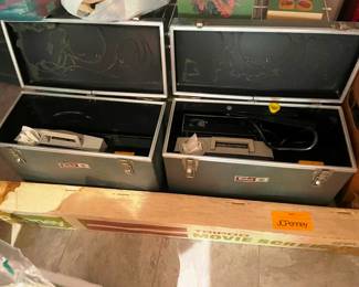 slide projectors x 2