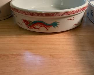 Hand Painted Luo Sen Jian Zhi Dragon dishes - Restaurant ware
