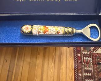 Royal Crown derby  bottle opener 