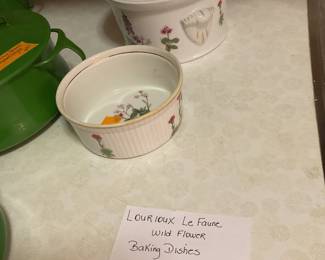 Lourioux Le Faune Wild platter Baking Dishes 