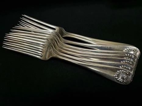 Sterling Silver Forks, CEO. H. ELSON & RICHARDS