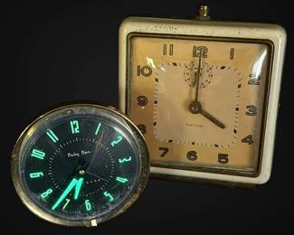 Radium Dial Baby Ben Westclox Side Table Clocks