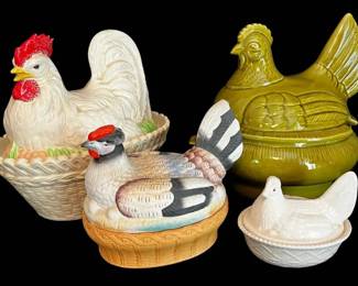 California Pottery, Ceramic, Porcelain HensonNests