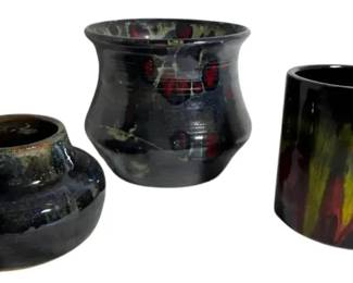 Blue Red Pottery