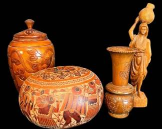 Hand Carved Wooden Decorative Items