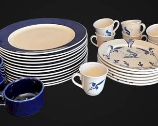 Homer Laughlin Best China Cobalt Blue Dish Set Williamsburg Christina Campbells Tavern Dishes