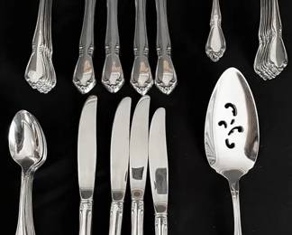 Oneidacraft Deluxe Stainless Steel Flatware Set 41 Pcs 